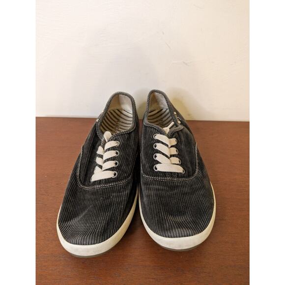 Taos Women's Sneakers Gray Corduroy Lace-up Size 11. - Picture 2 of 7